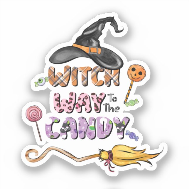 Witch Way to the Candy – Fun Halloween (Front)