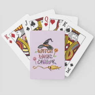 Witch Way to the Candy – Fun Halloween Playing Cards
