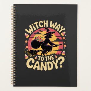 Witch Way to the Candy Halloween T-shirt Planner