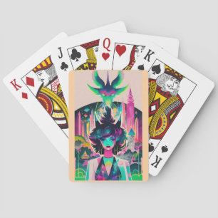 Witch Way to the City Park? Ken Gauge Fantasy Playing Cards