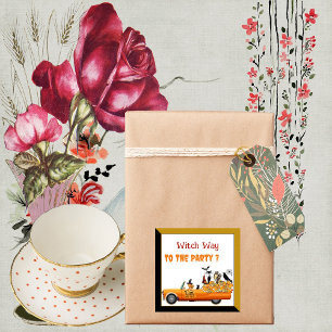 Witch Way to the Party Halloween Crew Cat Bat Owls