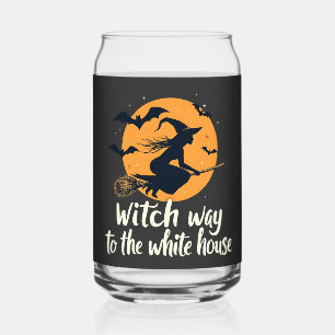 Witch Way to the White House Election Kamala Can Glass