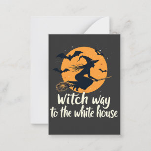 Witch Way to the White House Election Kamala Card
