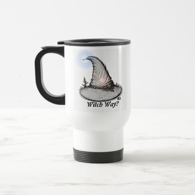 Witch Way?: Travel Mug (Left)