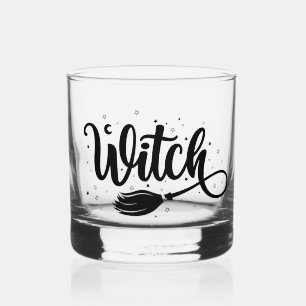 Witch Whiskey Glass