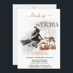 Witch Wine Pumpkin Bow Lantern Halloween Invitation<br><div class="desc">Witch,  pumpkin,  lantern and wine. Personalise this spooktacular invite with your details.</div>