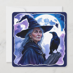 Witch with a Raven - Halloween Fan Fun 1