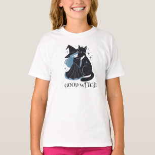 witch with black cat T-Shirt
