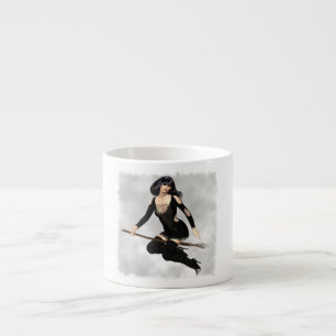 Witch with Broom Speciality Mug