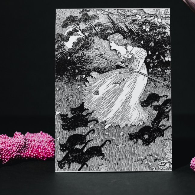 Witch with cats jigsaw puzzle (Creator Uploaded)
