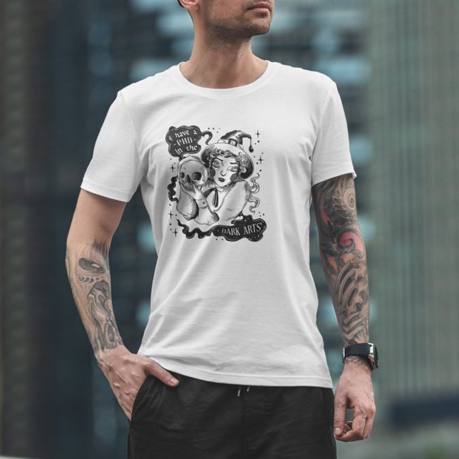Witch With Skull T-Shirt (Creator Uploaded)