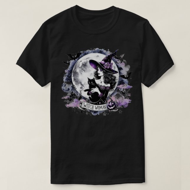 Witch Women T-Shirt (Design Front)