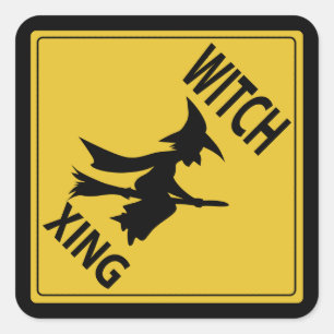 Witch Xing Square Sticker