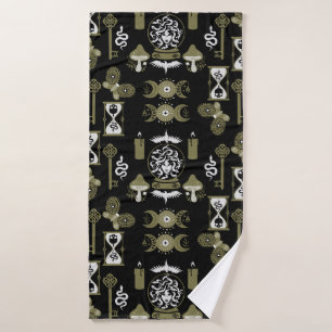 Witchcore Aesthetic Decor Bath Towel