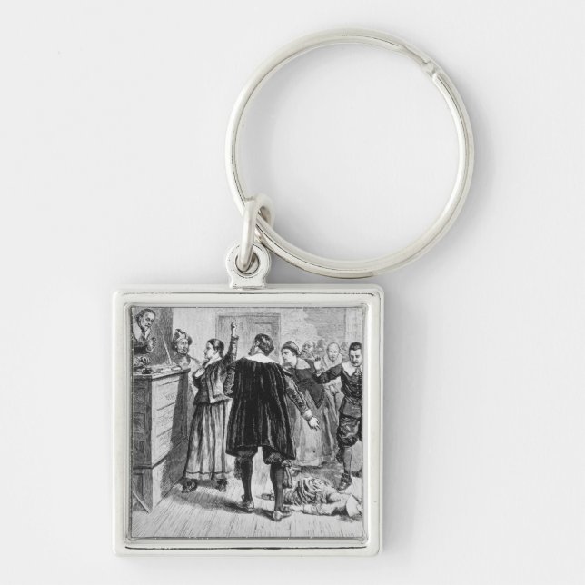 Witchcraft at Salem Village Key Ring (Front)