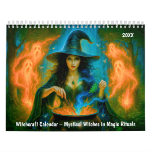 Witchcraft Calendar – Mystical Witches in Mag