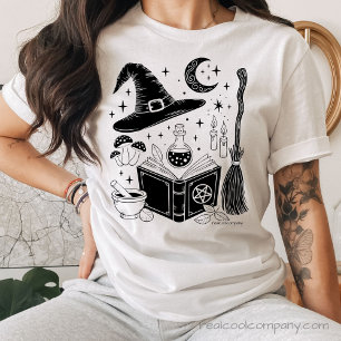 Witchcraft Halloween Bella Canva Tri-Blend Shirt