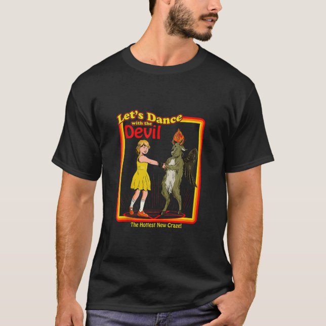 Witchcraft Let s Dance with the Devil Baphomet Sat T-Shirt (Front)