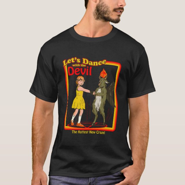 Witchcraft Let'S Dance With The Devil Baphomet Sat T-Shirt (Front)