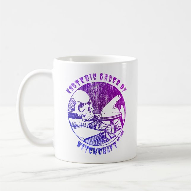 Witchcraft Magic Order Occult Witch Alchemist Coffee Mug (Left)