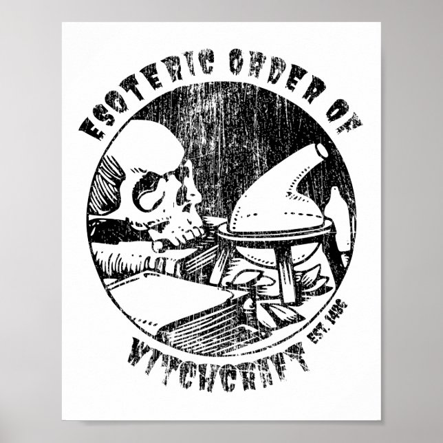 Witchcraft Magic Order Occult Witch Alchemist Poster (Front)