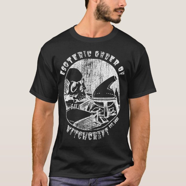 Witchcraft Magic Order Occult Witch Alchemist T-Shirt (Front)