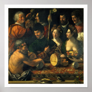 Witchcraft or Allegory of Hercules, c.1535 (oil on Poster