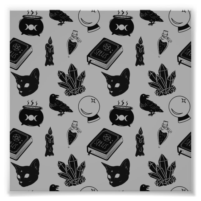 Witchcraft Pattern I Photo Print (Front)