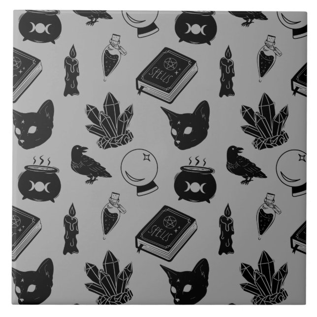 Witchcraft Pattern I Tile (Front)