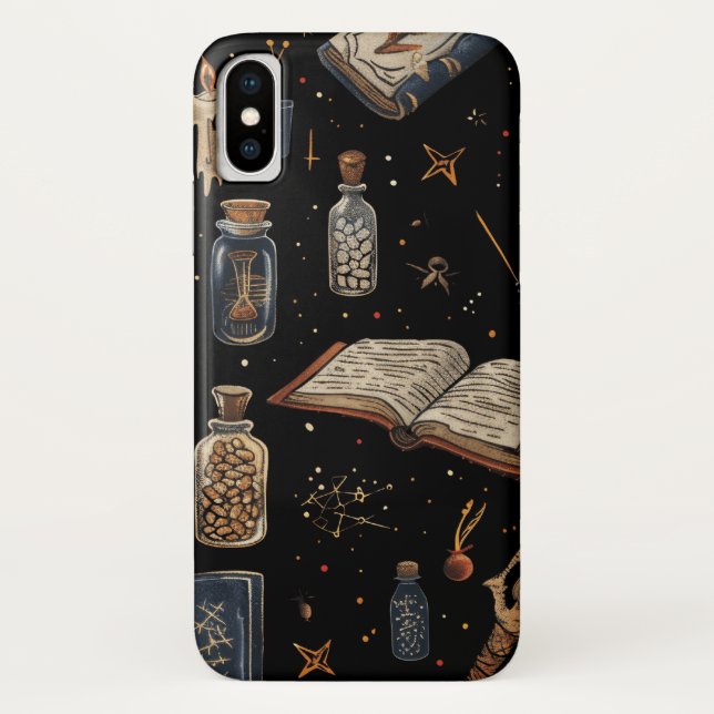 Witchcraft Potion Pattern – Halloween Magic Case-Mate iPhone Case (Back)
