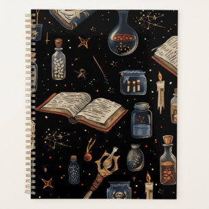 Witchcraft Potion Pattern – Halloween Magic Planner