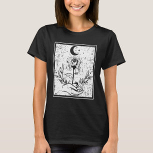 Witchcraft Spell Casting Witchy Vibes Crescent Moo T-Shirt