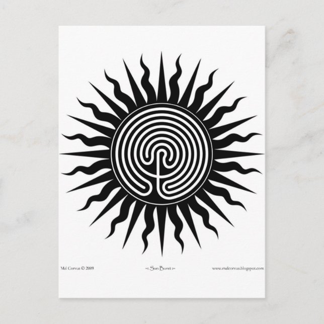 Witchcraft: Sun Burst; Labyrinth #4 Postcard (Front)