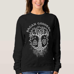 Witchcraft Wiccan Pagan Tree Of Life 4 Sweatshirt