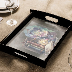 Witchery   Pastel Spellbook Tomes and Crystal Ball Tissue Paper