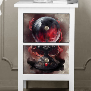 Witchery   Smoky Red Jewelled Magical Crystal Ball Tissue Paper