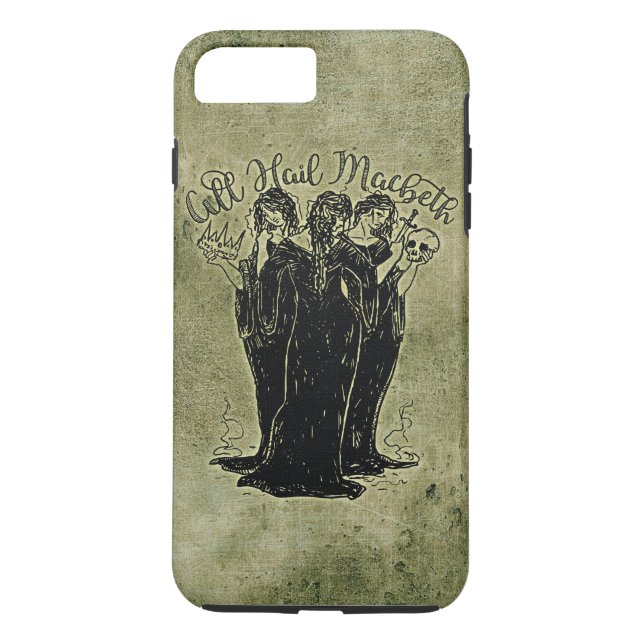 Witches All Hail Mabeth Case-Mate iPhone Case (Back)