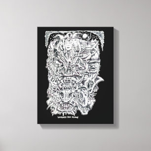 Witches and Devils, by Brian Benson. Canvas Print