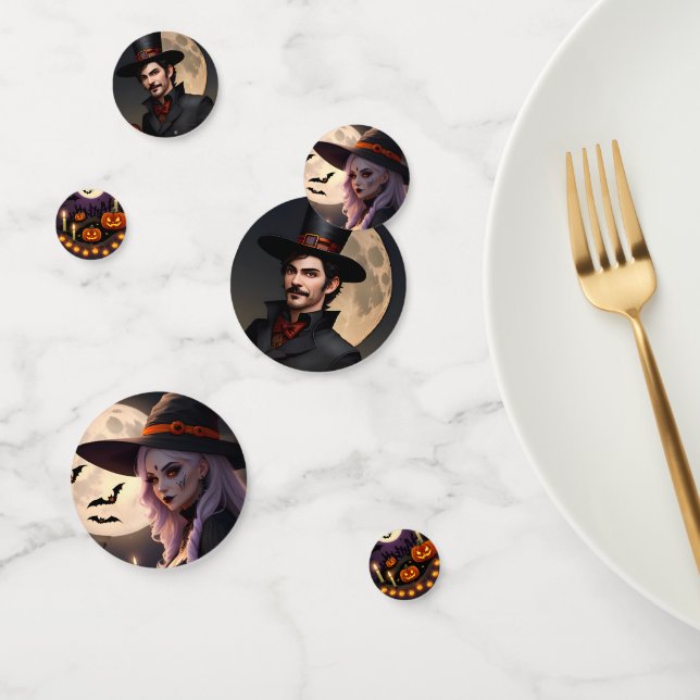 Witches and Warlocks Halloween Confetti (Group)