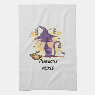 Witches Be Crazy Tea Towel