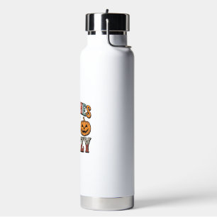 Witches Be Crazy Vintage Halloween Shirt Design_1 Water Bottle