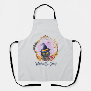Witches Be Crazy – Witch Black Cat Apron