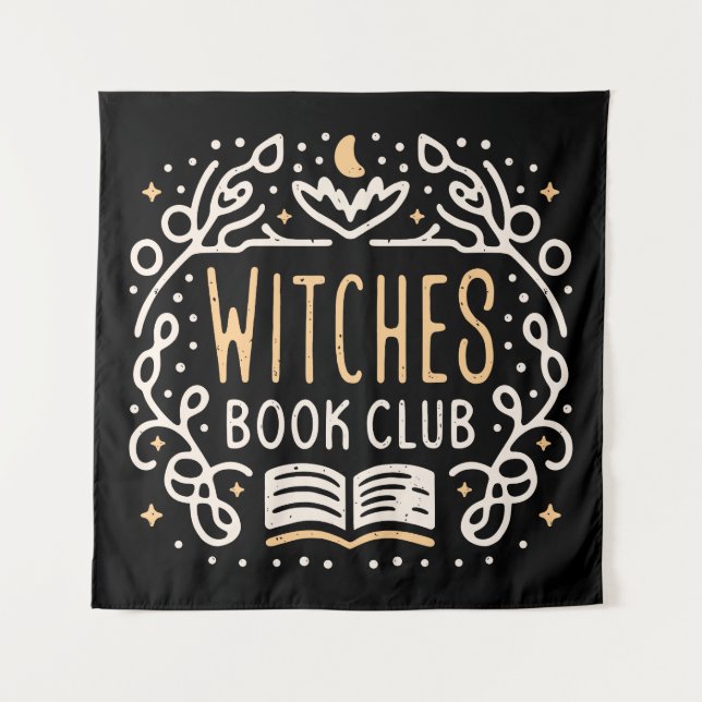 Witches book club tapestry (Front)