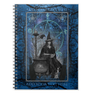 Witches Book of Shadows - Notebook (Blue)