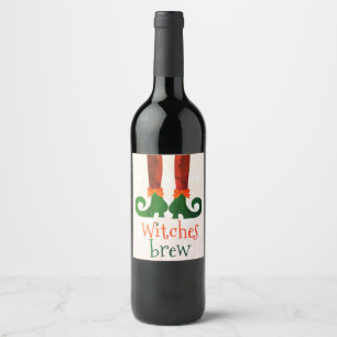 Witches Brew 2 Wine Label