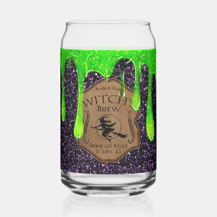 Witches Brew Can Glass