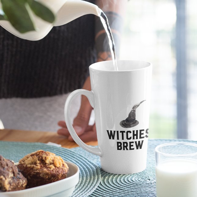 Witches Brew | Happy Halloween | Witches Hat Latte Mug (Creator Uploaded)