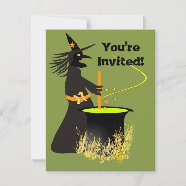 Witches Brew Invitation (Front)