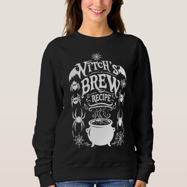 Witches Brew Recipe Sweatshirt (Front)