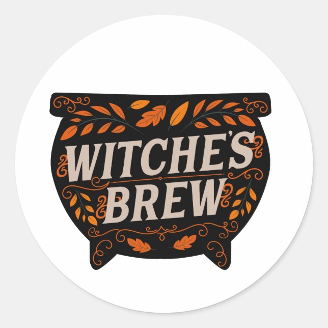 Witches Brew Sticker (Front)